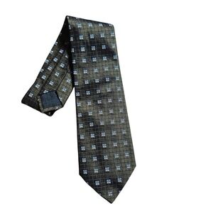 Hermes Paris Mens Silk Tie Logo Necktie France Classic Luxury Stealth Wealth